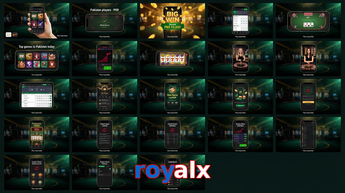Main screen of Royalx bet page for PK players