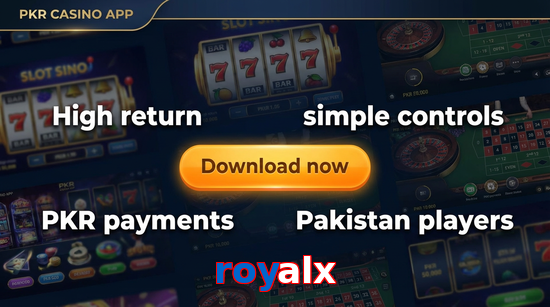 Main screen of Royalx gamedownload page for PK players