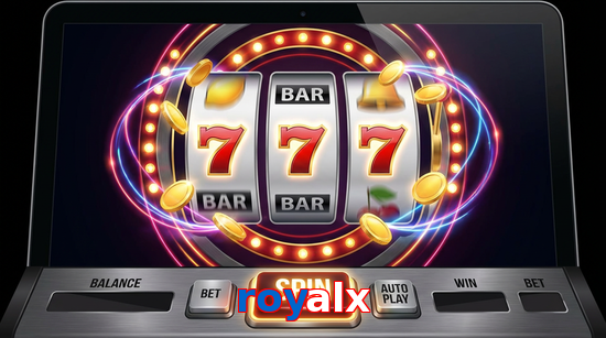 Main screen of Royalx slots page for PK players